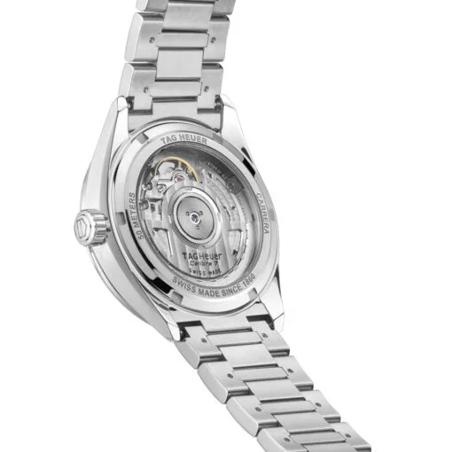 Tag Heuer Wbn231B.ba0001 Carrera Date 36 Stainless Steel Silver - Diamond Dial Watch - Image 2