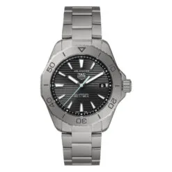 TAG Heuer WBP1180.BF0000 Aquaracer Professional 200 Solargraph 40 Titanium Black Dial Watch