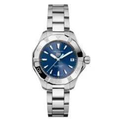 TAG Heuer WBP1311.BA0005 Aquaracer Professional 200 Solargraph 34 Stainless Steel Blue Dial Watch