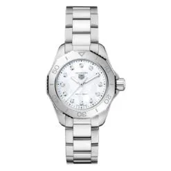 TAG Heuer WBP1416.BA0622 Aquaracer Professional 200 Quartz 30 Stainless Steel Mother-of-Pearl Dial Watch