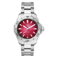 TAG Heuer WBP2114.BA0627 Aquaracer Professional 200 Automatic 40 Stainless Steel Red Dial Watch