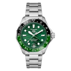 TAG Heuer WBP5115.BA0013 Aquaracer Professional 300 GMT 42 Stainless Steel Green Dial Watch