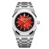 Audemars Piguet 16202Xt.oo.1240Xt.01 Royal Oak Jumbo Red Dial Titanium Watch