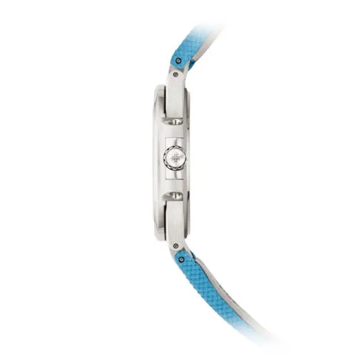 Patek Philippe 7010G-013 Nautilus Blue Dial 18K White Gold Diamond Bezel Ladies Watch - Image 4