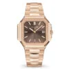 Patek Philippe 7128/1R-001 Cubitus Brown Dial Rose Gold Watch