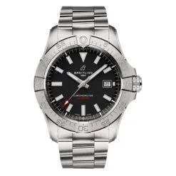 Breitling A17328101B1A1 Avenger Automatic 42 Stainless Steel Black Dial Watch