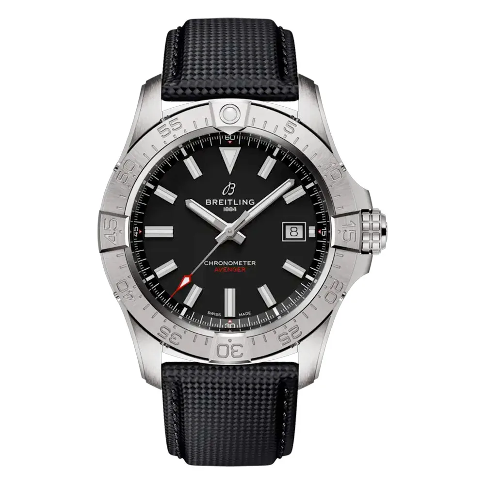 Breitling A17328101B1X1 Avenger Automatic 42 Stainless Steel Black Dial Watch