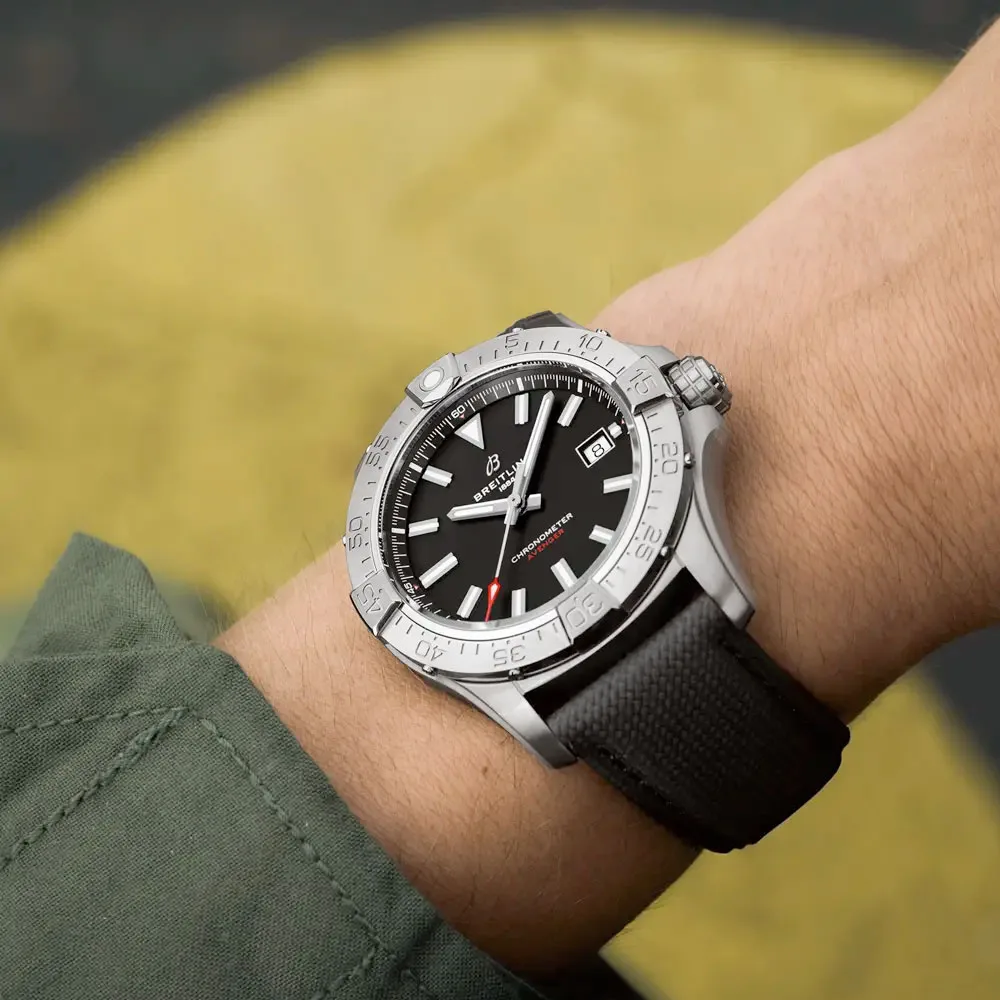 Breitling A17328101B1X1 Avenger Automatic 42 Stainless Steel Black Dial Watch - Image 2