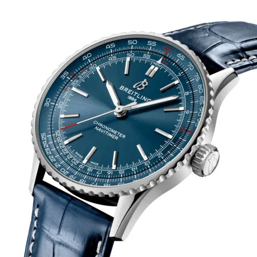 Breitling A17329161C1P1 Navitimer Automatic 41 Stainless Steel Blue Dial Watch - Image 2