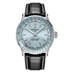 Breitling A17329171C1P1 Navitimer Automatic 41 Stainless Steel Ice Blue Dial Watch