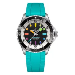 Breitling A17375211B2S2 SuperOcean Automatic 42 Stainless Steel Black - Rainbow Dial Watch