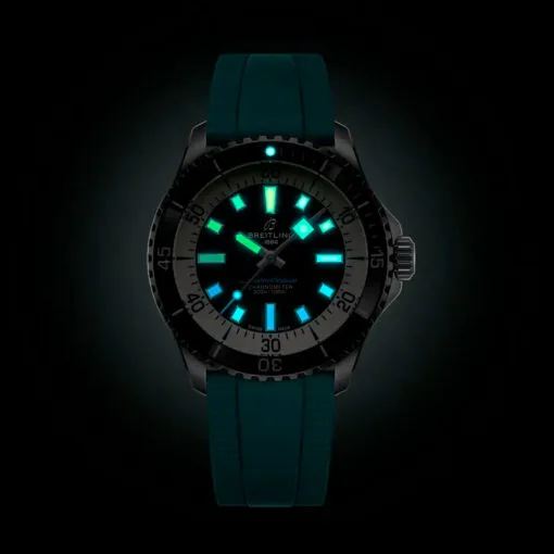 Breitling A17375211B2S2 Superocean Automatic 42 Stainless Steel Black - Rainbow Dial Watch - Image 3