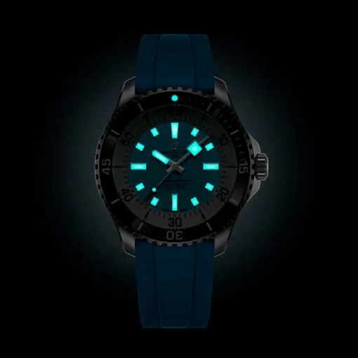 Breitling A17376211L2S2 Superocean Automatic 44 Stainless Steel Turquoise Dial Watch - Image 3