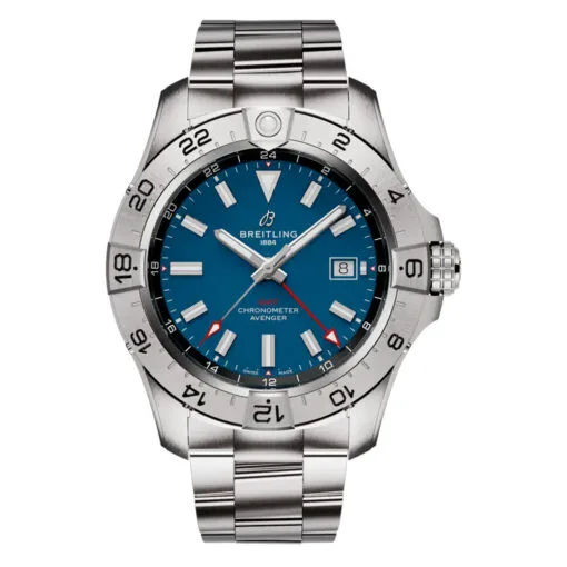 Breitling A32320101C1A1 Avenger Automatic Gmt 44 Stainless Steel Blue Dial Watch