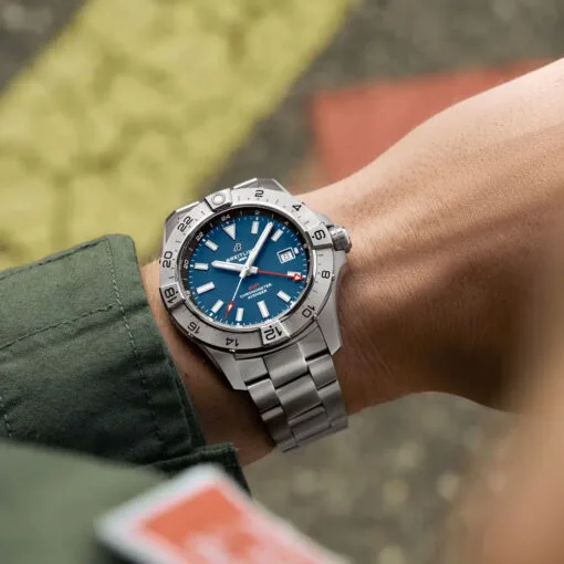 Breitling A32320101C1A1 Avenger Automatic Gmt 44 Stainless Steel Blue Dial Watch - Image 3
