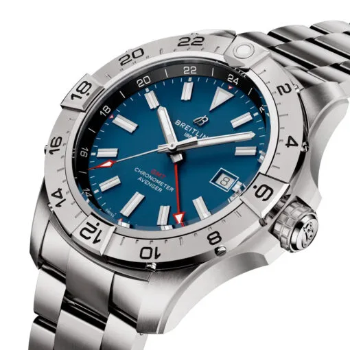 Breitling A32320101C1A1 Avenger Automatic Gmt 44 Stainless Steel Blue Dial Watch - Image 2