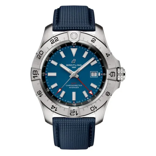 Breitling A32320101C1X1 Avenger Automatic Gmt 44 Stainless Steel Blue Dial Watch