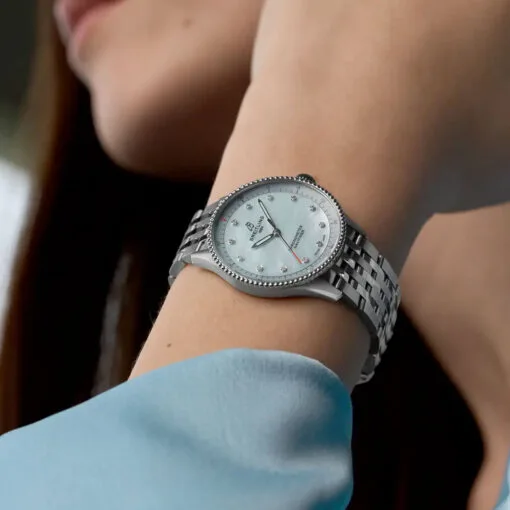 Breitling A77320171C1A1 Navitimer Quartz 32 Stainless Steel Blue Mother-Of-Pearl Dial Watch - Image 3