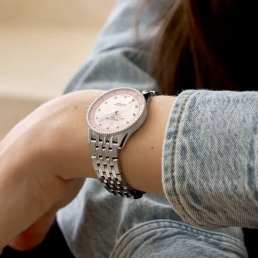 Breitling A77320D91K1A1 Navitimer Quartz 32 Stainless Steel Pink Mother-Of-Pearl Dial Watch - Image 2
