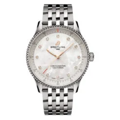 Breitling A77320E61A2A1 Navitimer Quartz 32 Stainless Steel Mother-of-Pearl Dial Watch