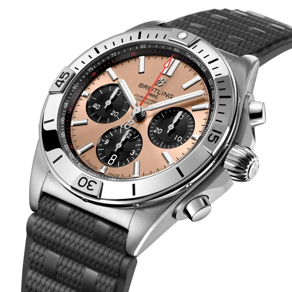 Breitling Ab0134101K1S1 Chronomat B01 42 Stainless Steel Copper Dial Watch - Image 2