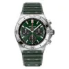 Breitling Ab0134101L2S1 Chronomat B01 42 Stainless Steel Green Dial Watch
