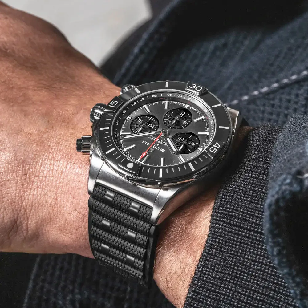 Breitling Ab0136251B2S1 Super Chronomat B01 44 Stainless Steel Boutique Edition Anthracite Dial Watch - Image 3