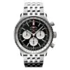 Breitling Ab0137211B1A1 Navitimer B01 Chronograph 46 Stainless Steel Black Dial Watch