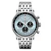 Breitling Ab0138241C1A1 Navitimer B01 Chronograph 43 Stainless Steel Ice Blue Dial Watch