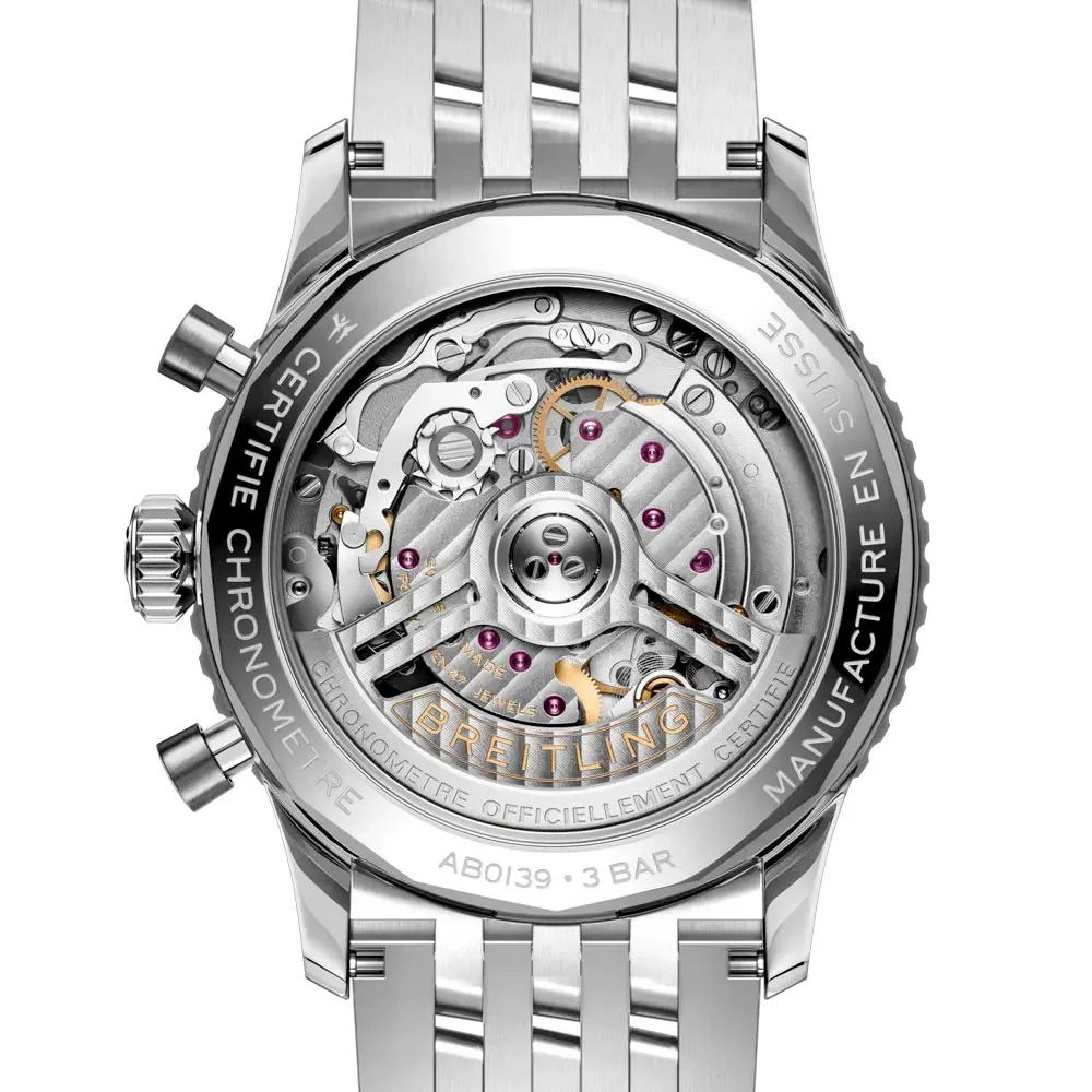 Breitling Ab0139A71G1A1 Navitimer B01 Chronograph 41 Stainless Steel White - Boutique Dial Watch - Image 2