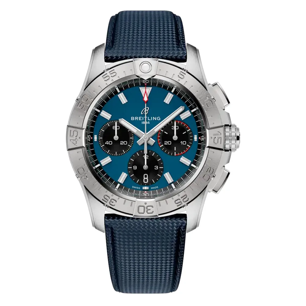 Breitling Ab0146101C1X1 Avenger B01 Chronograph 42 Stainless Steel Blue Dial Watch
