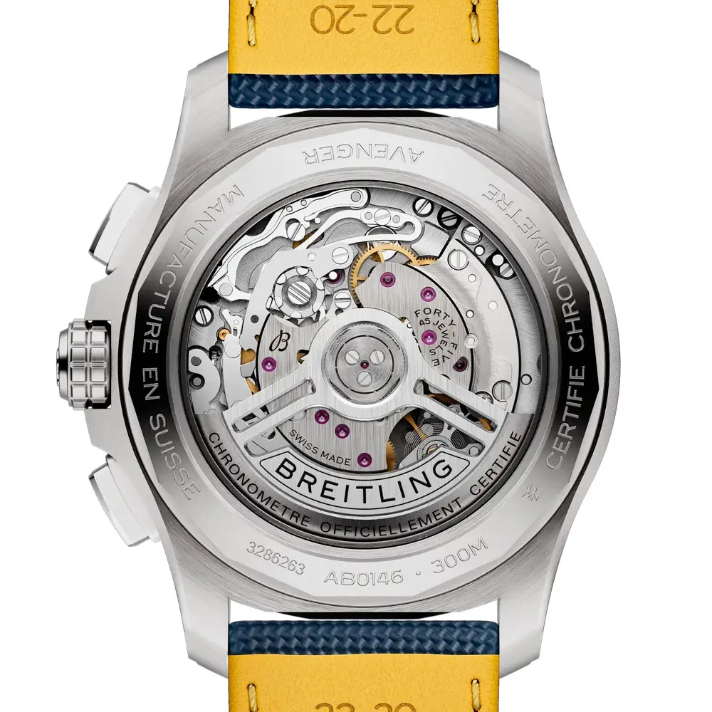 Breitling Ab0146101C1X1 Avenger B01 Chronograph 42 Stainless Steel Blue Dial Watch - Image 2
