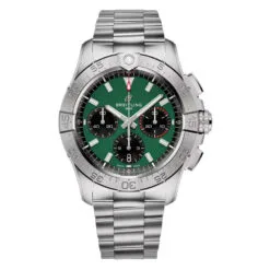 Breitling AB0146101L1A1 Avenger B01 Chronograph 42 Stainless Steel Green Dial Watch