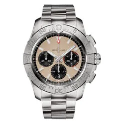 Breitling AB0147101A1A1 Avenger B01 Chronograph 44 Stainless Steel Sand Dial Watch