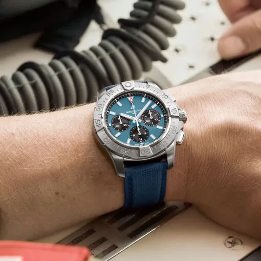 Breitling Ab0147101C1X1 Avenger B01 Chronograph 44 Stainless Steel Blue Dial Watch - Image 3
