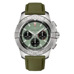 Breitling AB0147101L1X1 Avenger B01 Chronograph 44 Stainless Steel Green Dial Watch