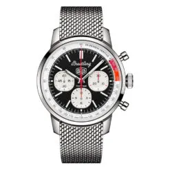 Breitling AB01765A1B1A1 Top Time B01 Deus Automatic 41 Stainless Steel Black Dial Watch