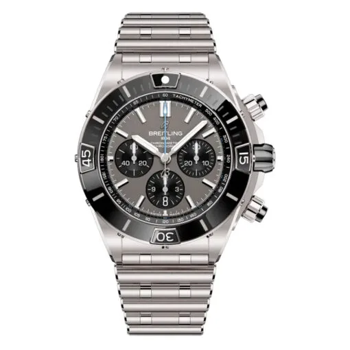 Breitling Eb0136251M1E1 Super Chronomat B01 44 Titanium Grey Dial Watch