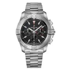 Breitling EB0148101B1E1 Super Avenger B01 Chronograph 46 Titanium Black Dial Watch