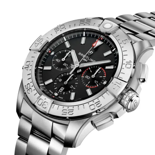Breitling Eb0148101B1E1 Super Avenger B01 Chronograph 46 Titanium Black Dial Watch - Image 2