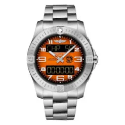 Breitling EB70101A1O1E1 Aerospace B70 Orbiter Titanium Orange Dial Watch