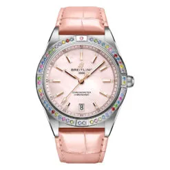 Breitling G10380BB1K1P1 Chronomat Automatic 36 South Sea Stainless Steel - White Gold Mother-of-Pearl Dial Watch