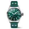 Iwc Iw329306 Big Pilot 43 Stainless Steel Green Dial Watch