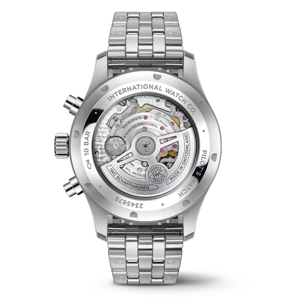 Iwc Iw378004 Chronograph Stainless Steel Blue Dial Pilot'S Watch - Image 2