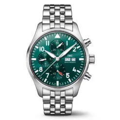 IWC IW378006 Chronograph Stainless Steel Green Dial Pilot's Watch