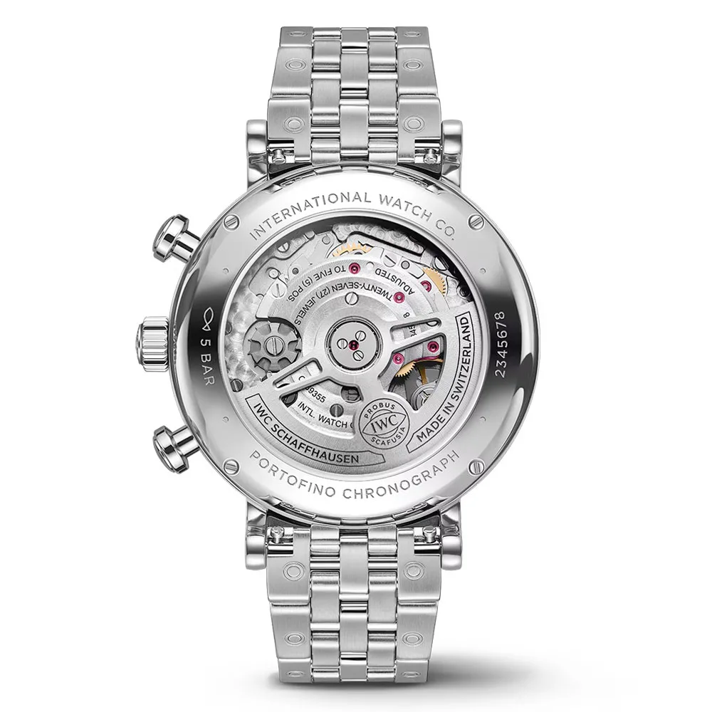 Iwc Iw391503 Portofino Chronograph 39 Stainless Steel White Dial Watch - Image 2