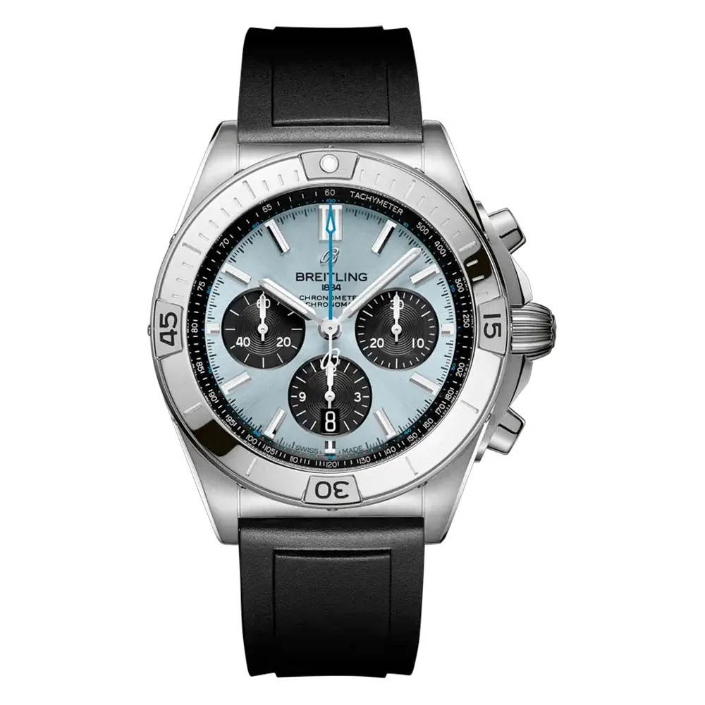 Breitling Pb0134101C1S1 Chronomat B01 42 Stainless Steel - Platinum Ice Blue Dial Watch