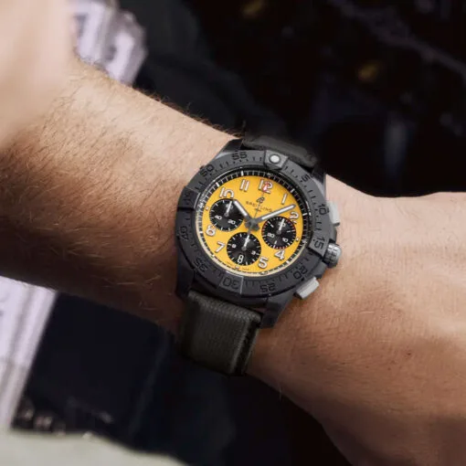 Breitling Sb0147101I1X2 Avenger B01 Chronograph 44 Night Mission Yellow Dial Watch - Image 2