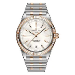 Breitling U10380591A2U1 Chronomat Automatic 36 Stainless Steel Red Gold - Diamond Mother-of-Pearl Dial Watch