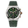 Breitling Ub0134131L1S1 Chronomat B01 42 Stainless Steel Red Gold Green Dial Watch